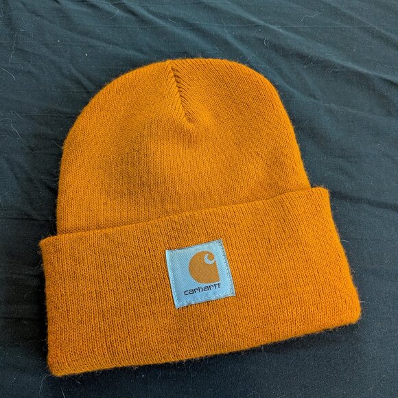 Carhartt Acrylic Watch Hat - A18 - Marmalade Orange - Picture 1 of 2
